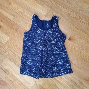 New York & Company Shimmery Lace Tank